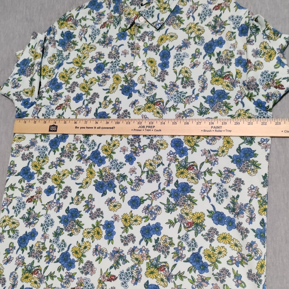 Nike Tour Dri-FIT Player Floral Golf Polo Shirt Mens LARGE Colorful DH0940‎ 394 - Picture 9 of 15
